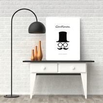 가온 액자 테이블 중, 젠틀맨