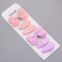 핸날 트윙클 하트 헤어핀 세트
