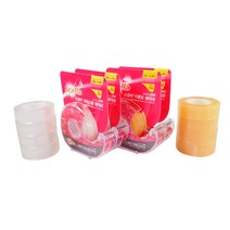 스칼라 테이프 본품 18mm x 4p + 리필 18mm x 8p 세트, 혼합색상, 1세트