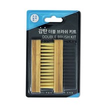 오늘의소비 감탄 더블 신발 브러쉬 2종세트, 혼합색상, 1세트