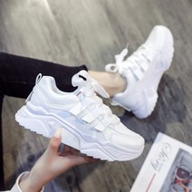 콩 여성용 트라이앵글 키높이 운동화