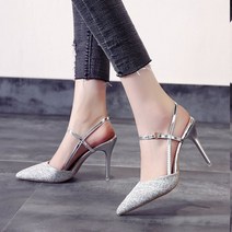 도나샵 슬링백 하이힐 9cm SK-38328