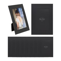스탠딩 페이퍼 프레임 10p, 블랙