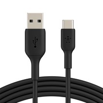 벨킨 부스트업 USB C타입 충전 케이블 3m CAB001bt3M, 블랙