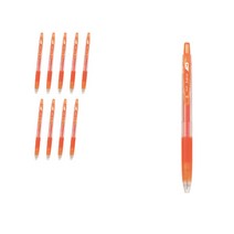 파이롯트 쥬스 젤잉크펜 0.7mm LJU-10F, 형광오렌지, 10개