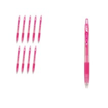 파이롯트 쥬스 젤잉크펜 0.7mm LJU-10F, 형광핑크, 10개