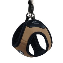 퍼피엔젤 MAGAGIO Vivid 강아지 하네스 클립타입 PA-HA029, 175 BROWN