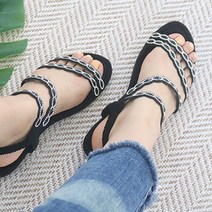워크센스 여성용 비우 컴포트 스웨이드 블링 샌들