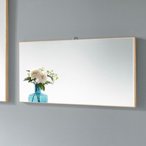 미소아이 가로세로 욕실겸용 모던 벽거울 600, 내츄럴