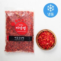 마당발 냉동 홍피망 (냉동), 1kg, 1봉