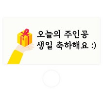 도나앤데코 용돈봉투 + 투명스티커, 101-나리 오늘의 주인공 생일 축하해요, 30세트