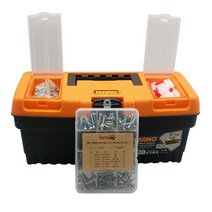 이노공구 공구함 + 목재용나사 6종 세트 1049, 1세트