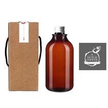 공병 ARB520 520ml 갈색 + 캡 실버 + 박스 + 스티커 5 세트, 1세트