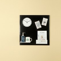 타공판 엣지 메쉬보드 가로600mm x 세로600mm, 1개, 블랙