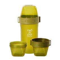 씨밀렉스 프레쉬투인원 다이어트 런치박스 330ml + 330ml 세트 + 870ml + 330ml 세트, 그린, 1세트