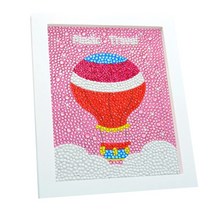 케이엠엘리 풍선여행 샤이닝 보석십자수 DIY키트 3D 15 x 20 cm, 혼합색상, 1세트