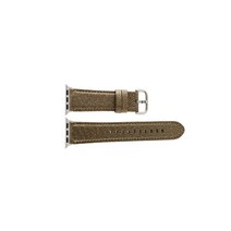 비쉐르 애플워치3/4/5/6/SE 펄페이퍼 레더 밴드 (38/40mm 호환 가능), 카키, 1세트