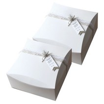 DBD Flower 패턴 라운드 선물박스, 혼합색상, 2개