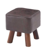 가팡 원목 스툴 C, 브라운