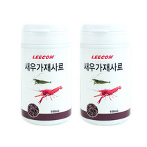 리컴 새우가재 사료, 100ml, 2개