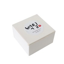 모던 상자 + 백일 스티커 캘리1 세트, 화이트, 100세트
