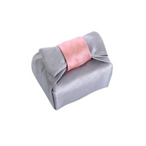 솔트리 3년묵은 구운 천일염 사각 비닐팩 300g + 리본매듭 포장 보자기 은비산호, 1세트