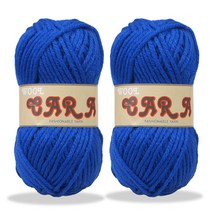 미소털실 카라 뜨개실 90g x 2p, 930 로얄블루, 2개