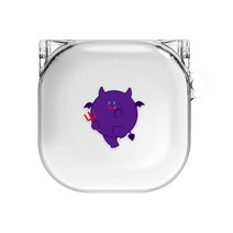 바니몽 버블리팝 갤럭시 버즈라이브 / 버즈2/버즈프로 클리어 하드케이스, 02 데빌