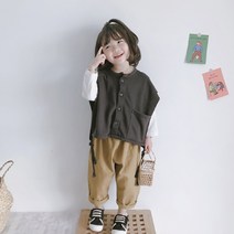 꼰띠키즈 아동용 피글릿 조끼
