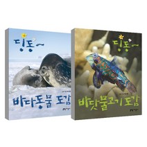 딩동~ 바다동물 도감 + 바닷물고기 도감 세트, 지성사