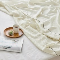 이니띠움 비앙카 면 시어서커 홑이불, 아이보리