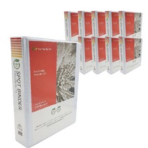 에코피피 친환경 PP 사다리 바인더 3공 5cm A4, 백색, 10개