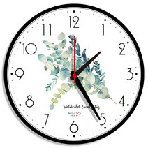 이지플 우드 심플 무소음 벽시계 40cm, 나뭇가지2-4