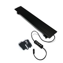 칸후 밝기 색상조절 수족관 LED 등커버 매트블랙 MD-350, 1개