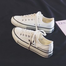 콩 K SHOES 홀로그램 나비 여성 캔버스 로우탑