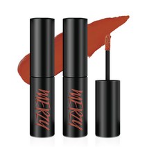 머지 더 퍼스트 벨벳 틴트 시즌2 4.5g, V8 프라하 오렌지, 2개