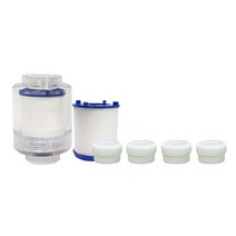 싹걸러A 세면대 필터 본품 + 필터 + 어댑터 4종, 1세트