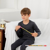 마밤오가닉 아동용 스트롱차콜 9부 카치온 30D 보온내의