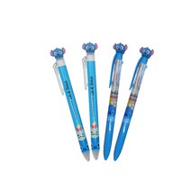 스티치 마스코트 볼펜 0.5mm 흑 단색 2p + 3색 2p, A타입, 1세트