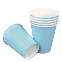 partypia 파티 종이컵 베이비블루 270ml, 6개입, 10박스