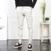 더마인드 남성용 HS 트윌 스판 카고 조거 팬츠