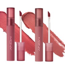 맥퀸뉴욕 베이크드 벨벳 틴트 4g x 2종, 4 베이크드 무화과, 5 베이크드 피치, 1세트