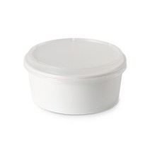 더담다 종이용기 무지 1350cc, 1개입, 100개