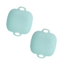 밸라앤 정사각 접시 민트, 2개, 접시 2p