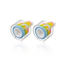 모모팝 점착식 테이프 반투명 필름 메모롤 7mm, blue + green + yellow + pink, 2개