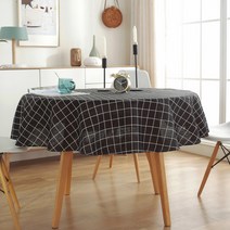 마켓감성 패브릭 홈 원형 테이블보, 타입8, 150cm