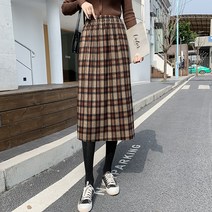 루나걸 코즈 체크 스커트