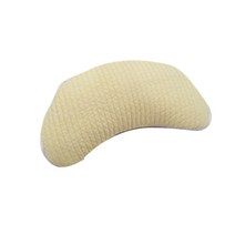 편백아트 3D 매쉬 순면 반달 편백베개 + 프리미엄 나노 초미니칩 세트, 노랑