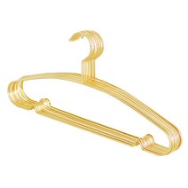 네이쳐리빙 골드라인 심플 라운딩 옷걸이, 골드, 10개입