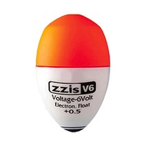 찌스 브이6 전자 낚시찌 0.0 VB-00W, WHITE ORANGE, 1개